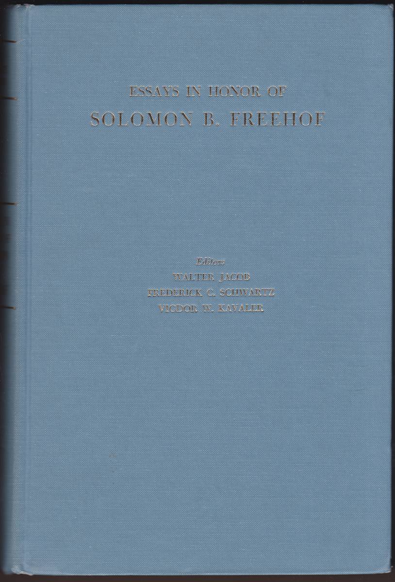 ESSAYS IN HONOR OF SOLOMON B. FREEHOF