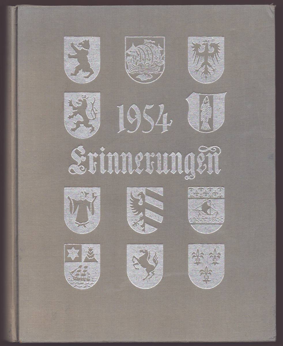 ERINNERUNGEN 1954 (PUBLISHED BY SENIORS OF 1954 AMERICAN HIGH SCHOOLS OF GERMANY AND FRANCE)
