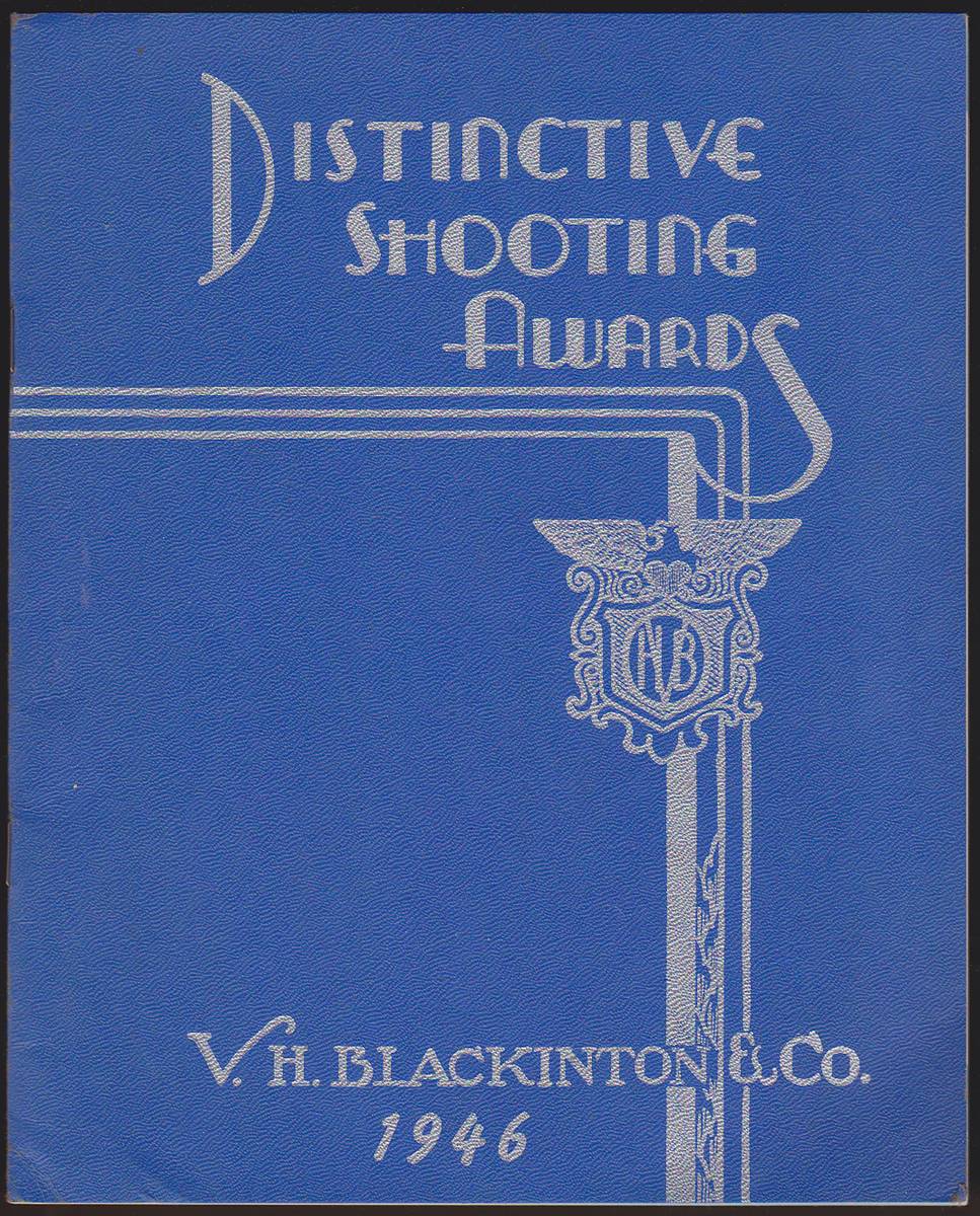 DISTINCTIVE SHOOTING AWARDS