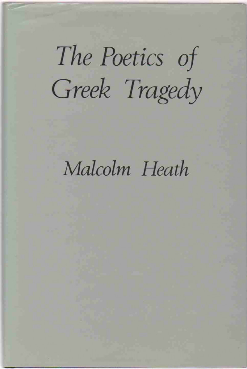 Image for THE POETICS OF GREEK TRAGEDY