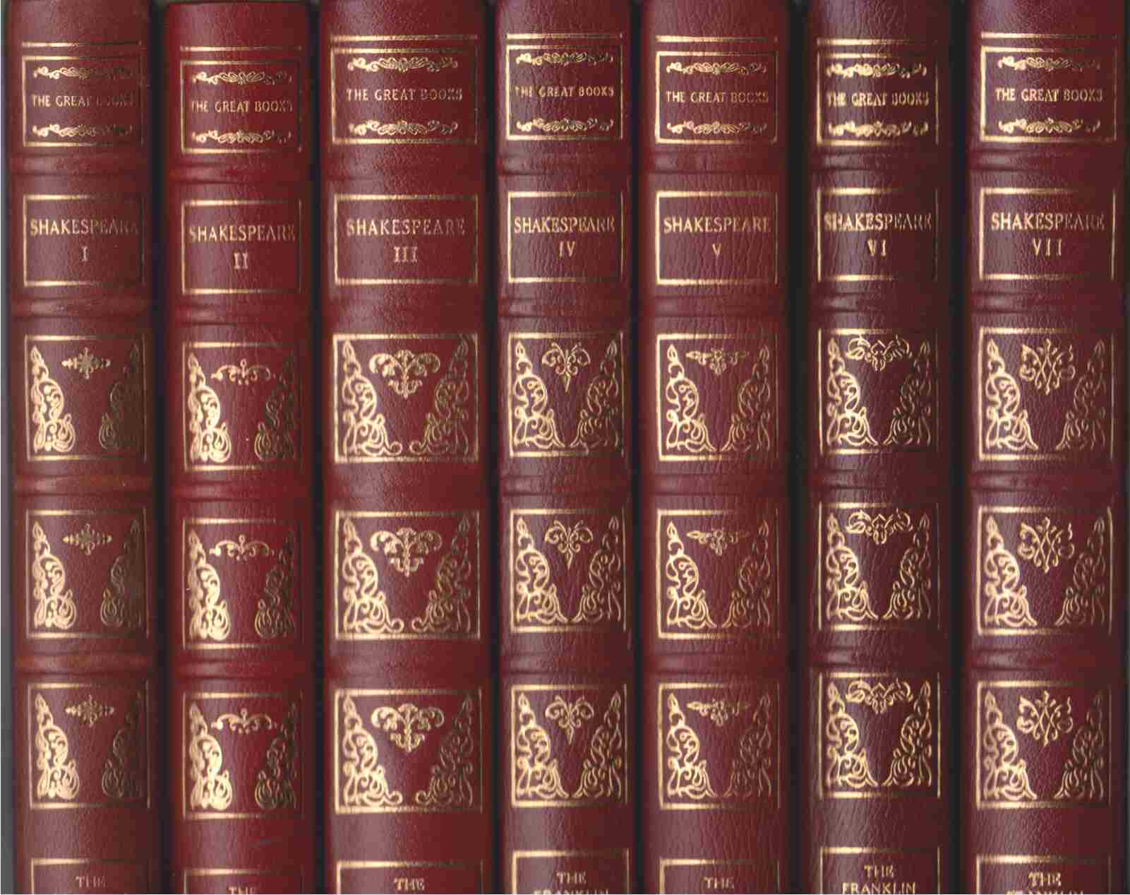 Image for THE PLAYS AND SONNETS OF WILLIAM SHAKESPEARE. SEVEN VOLUMES