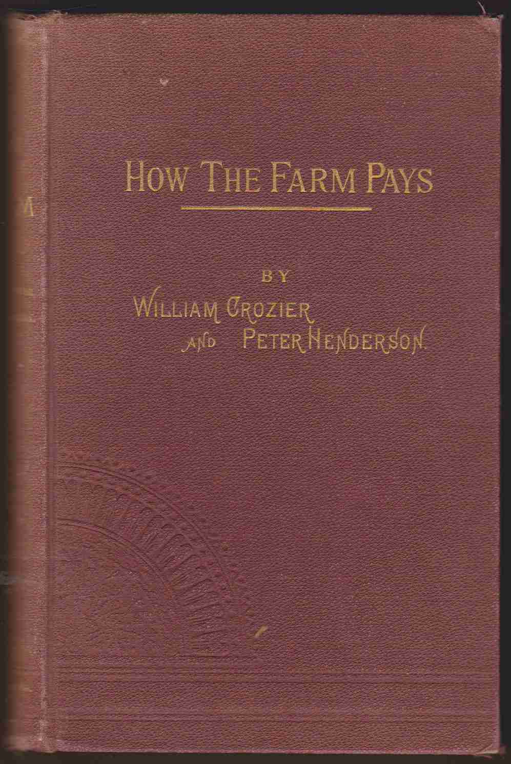Image for HOW THE FARM PAYS The Experiences of Forty Year of Successful Farming and Gardening