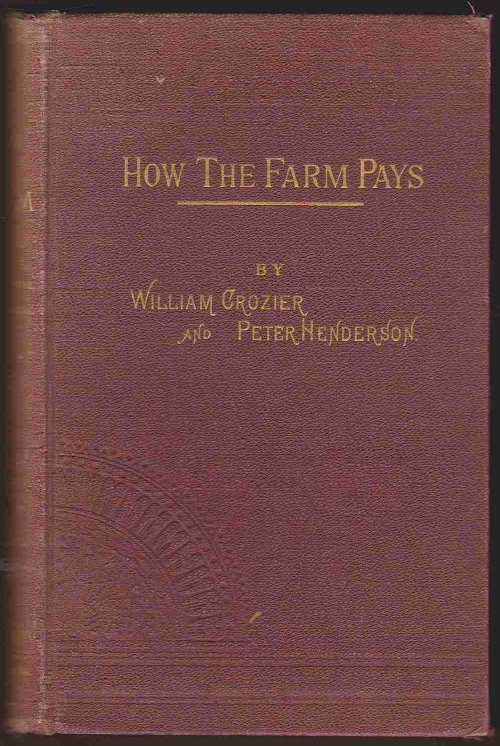 Image for HOW THE FARM PAYS The Experiences of Forty Year of Successful Farming and Gardening