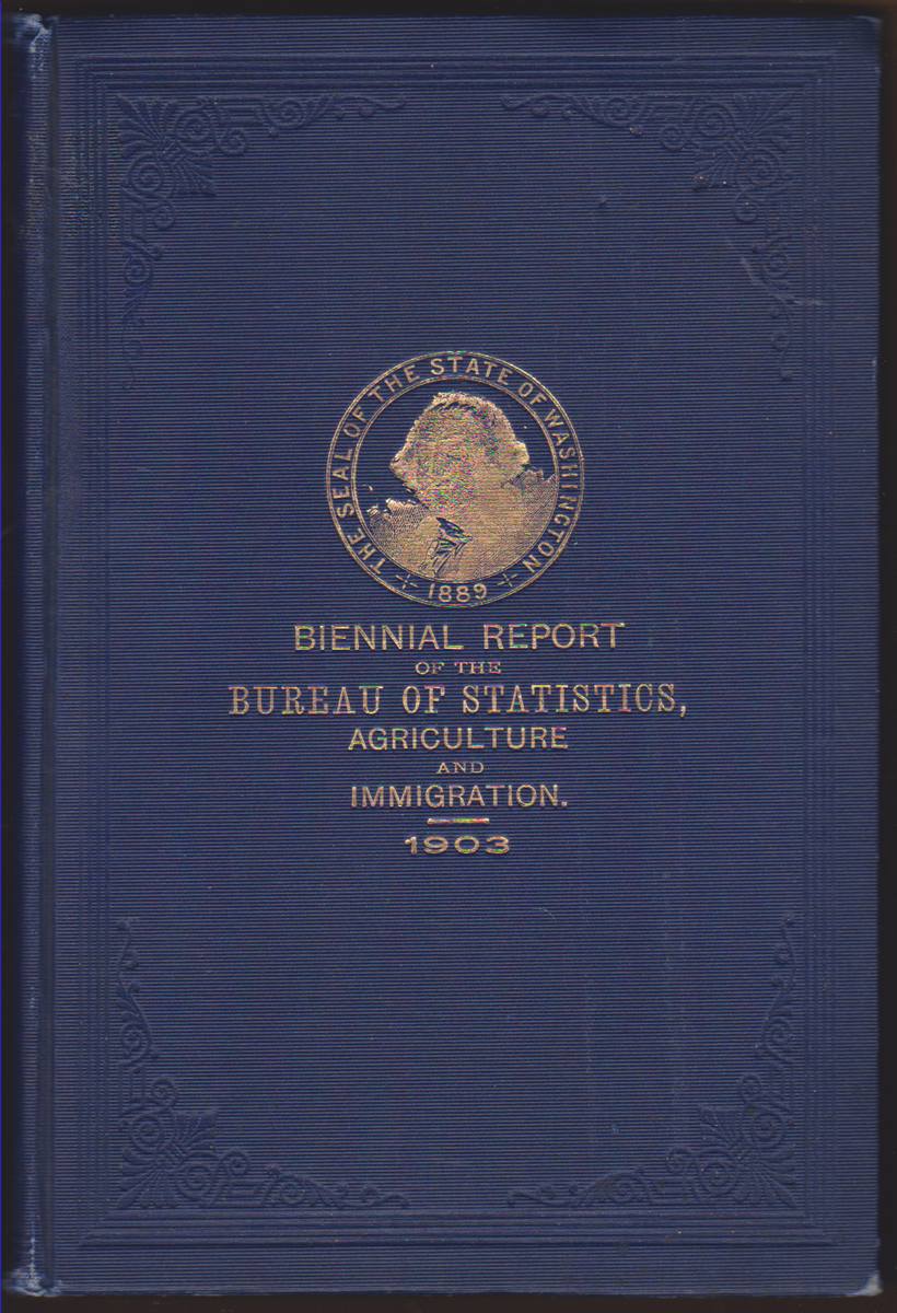 Image for AGRICULTURAL, MANUFACTURING AND COMMERCIAL RESOURCES AND CAPABILITIES OF WASHINGTON 1903
