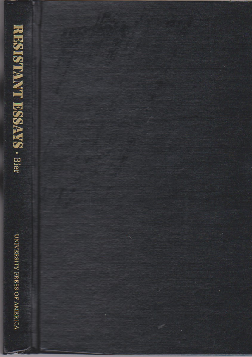 Image for RESISTANT ESSAYS