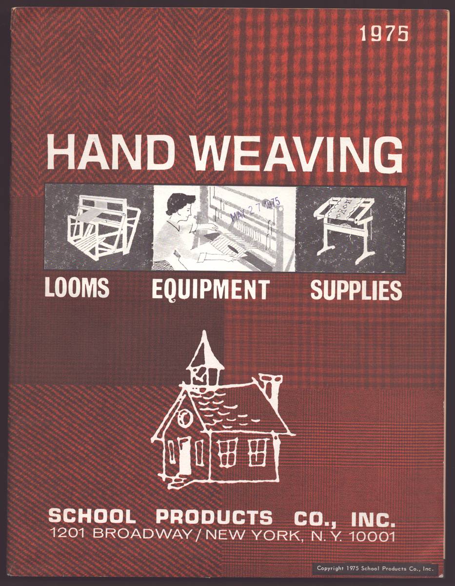 HAND WEAVING LOOMS EQUIPMENT SUPPLIES 1975 Catalog
