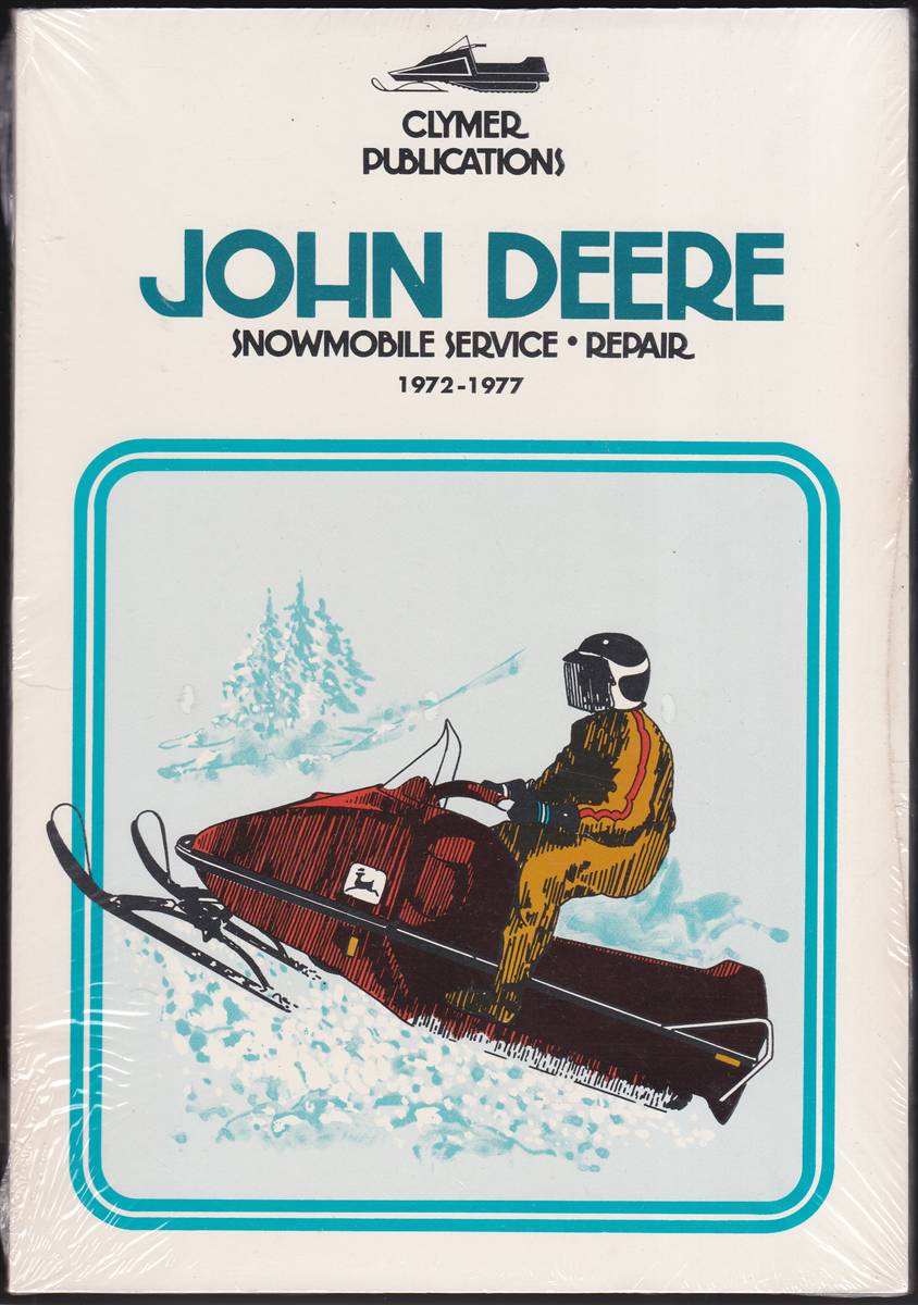 JOHN DEERE SNOWMOBILE SERVICE, REPAIR, 1972-1977