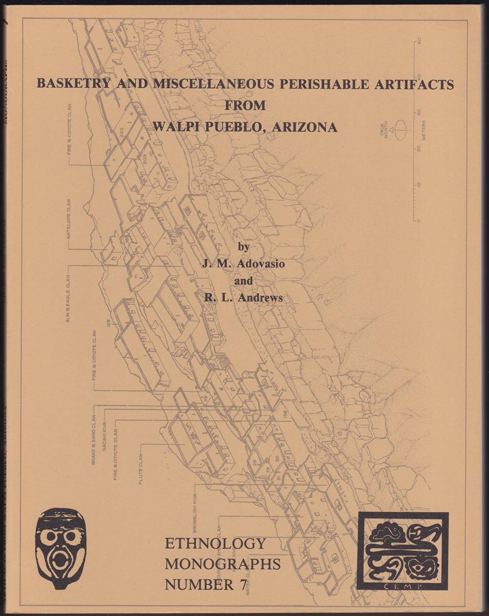 BASKETRY AND MISCELLANEOUS PERISHABLE ARTIFACTS FROM WALPI PUEBLO, ARIZONA Ethnology Monographs Number 7