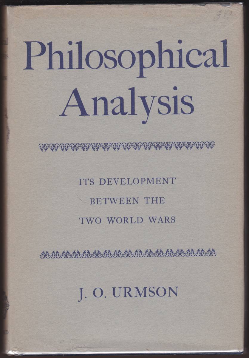 Image for PHILOSOPHICAL ANALYSIS Its Development between Two World Wars PHILOSOPHICAL ANALYSIS Its Development between Two World Wars