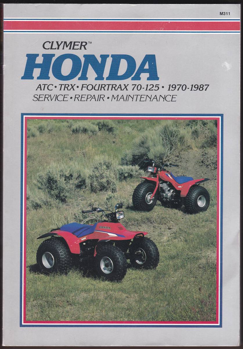 CLYMER HONDA ATC TRX FOURTRAX 70-125, 1970-1987 Service Repair Maintenance