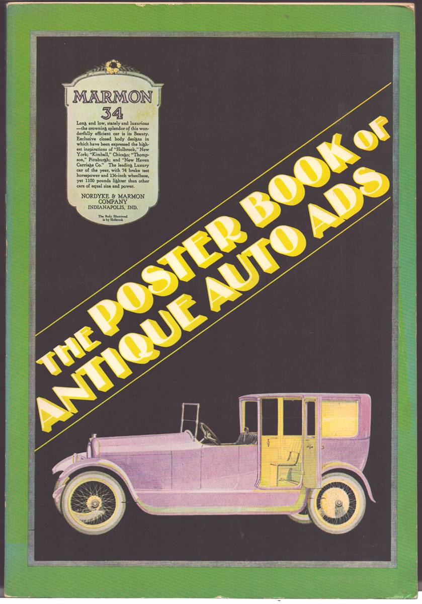 THE POSTER BOOK OF ANTIQUE AUTO ADS 1898-1920