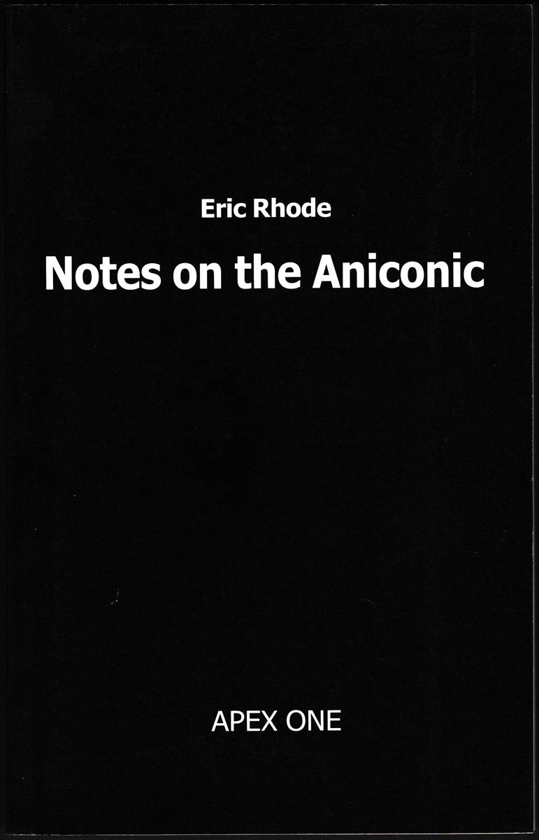 NOTES ON THE ANICONIC The Foundations of Psychology in Ontology
