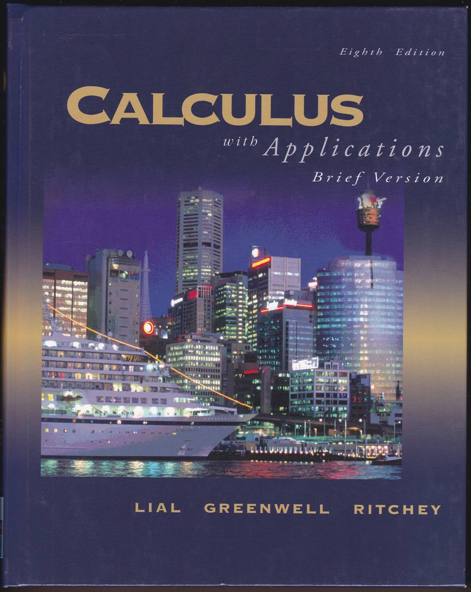 CALCULUS WITH APPLICATIONS Brief Version