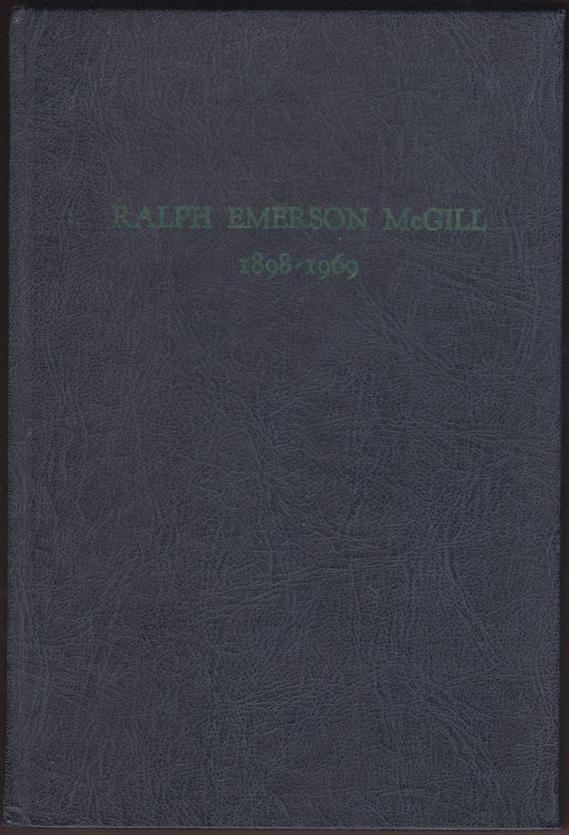 RALPH EMERSON MCGILL 1898-1969
