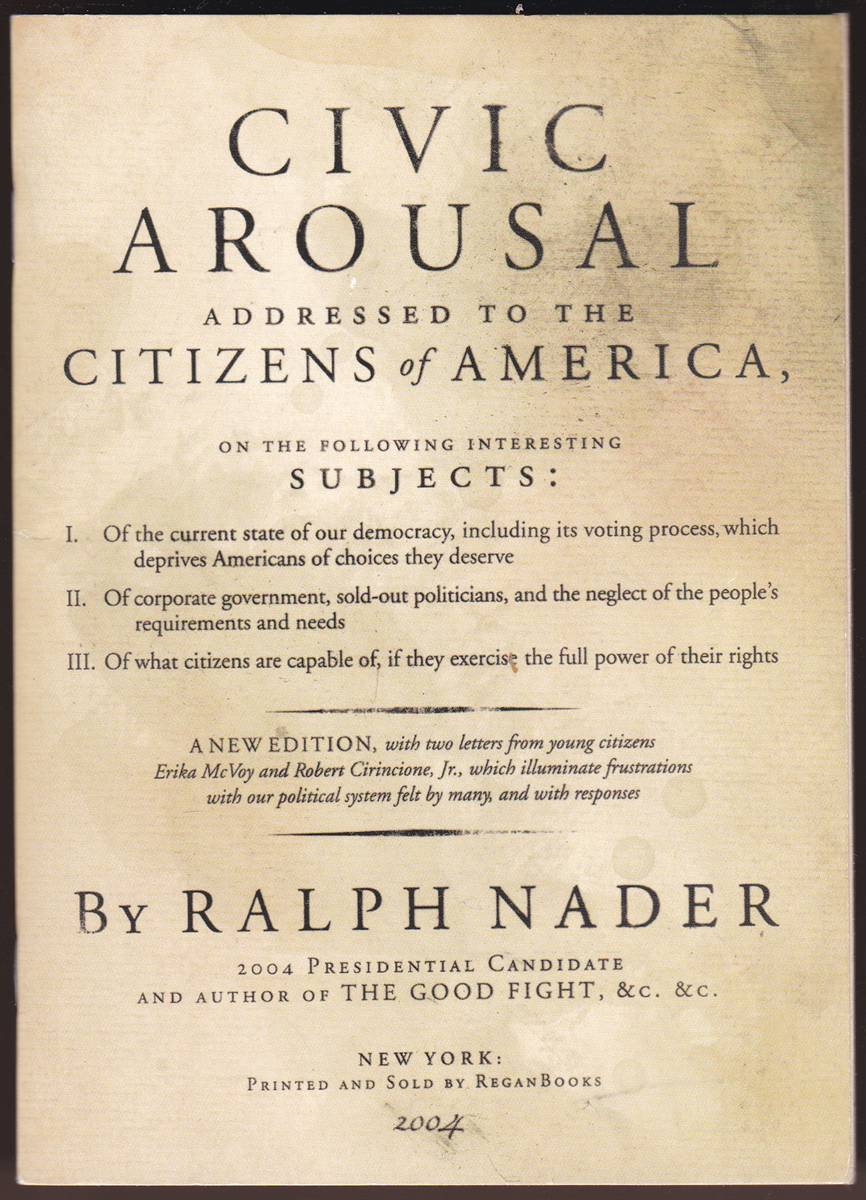CIVIC AROUSAL Addressed to the Citizens of America