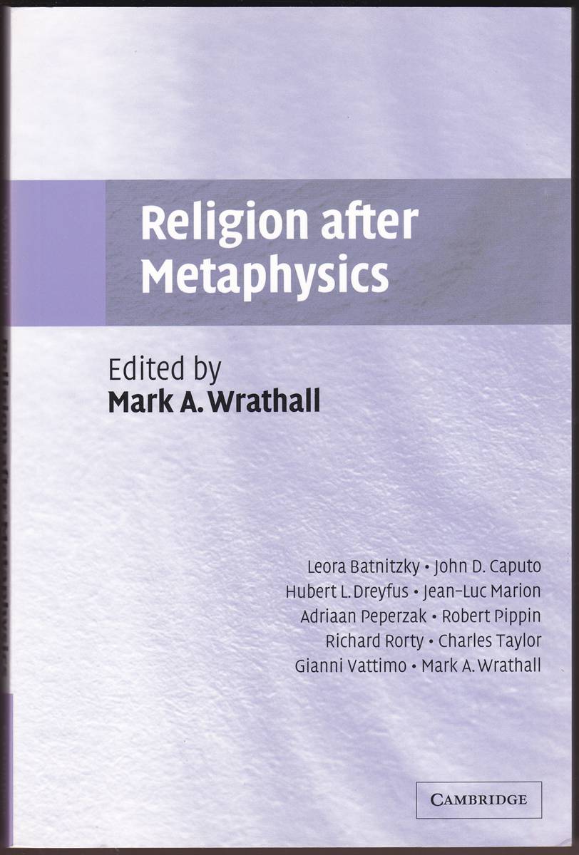 RELIGION AFTER METAPHYSICS