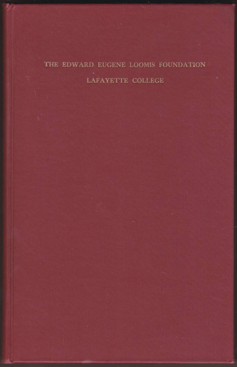 THE PRESENT RAILROAD CRISIS The Edward Eugene Loomis Foundation Lafayette College Lectures 1939