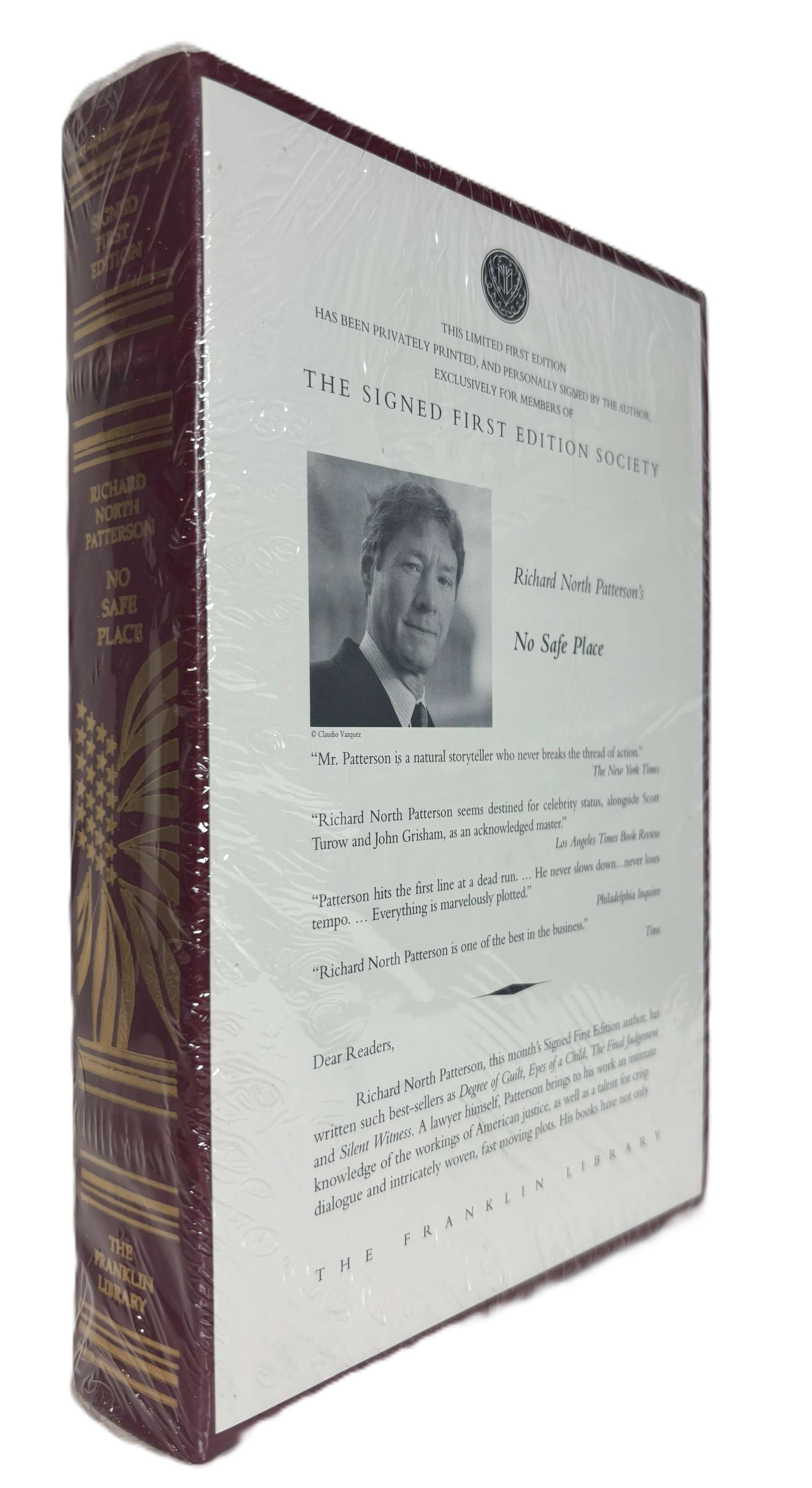 NO SAFE PLACE (THE SIGNED FIRST EDITION SOCIETY)