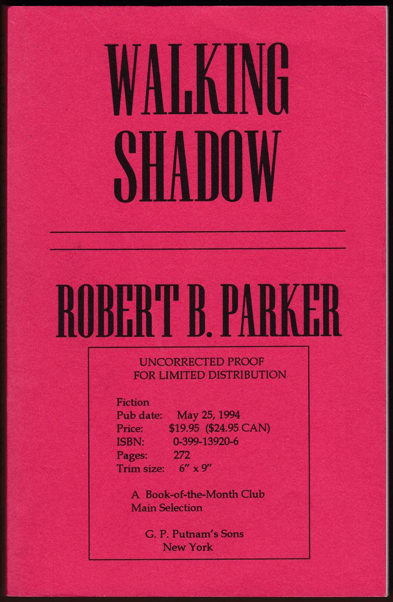 WALKING SHADOW (UNCORRECTED ADVANCE PROOF)