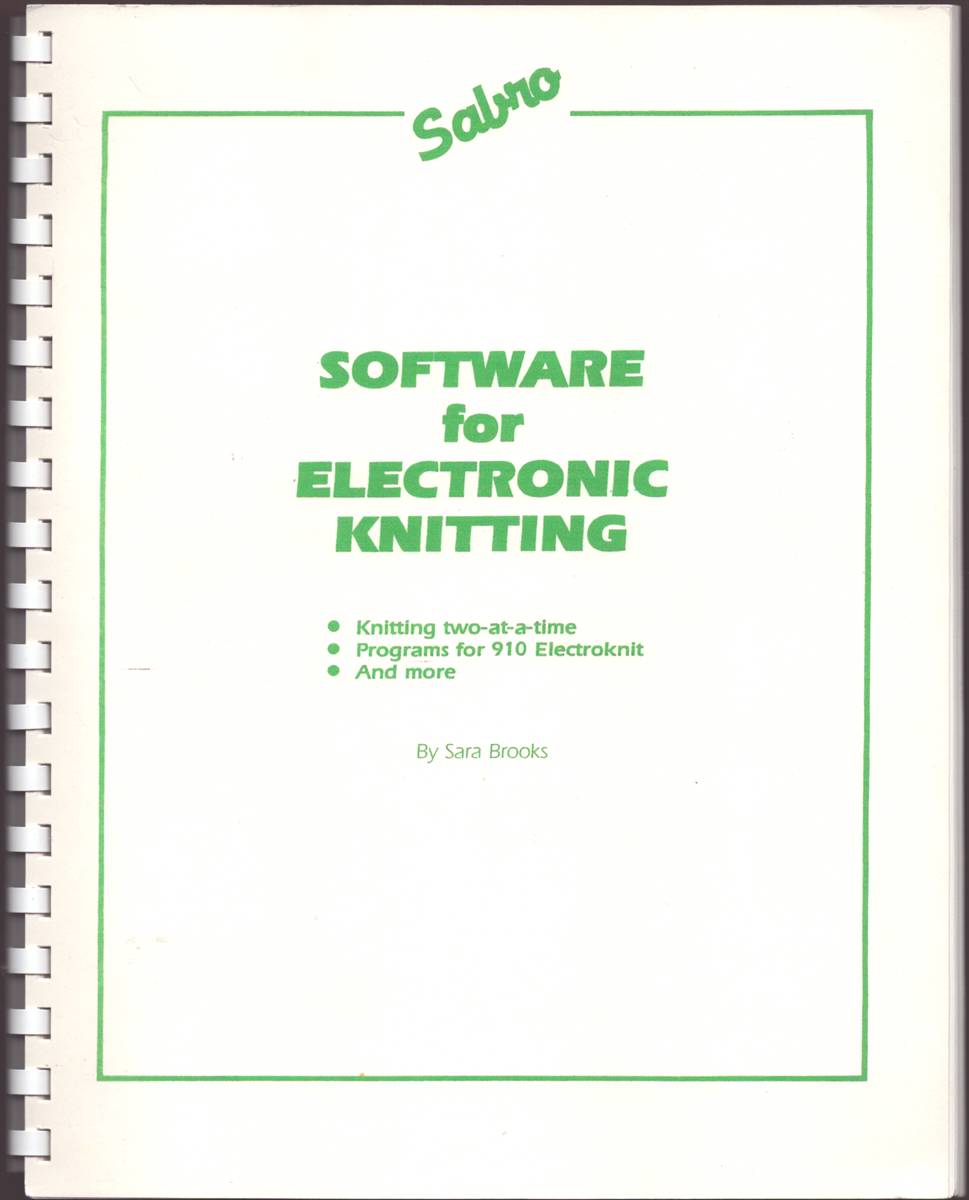 SOFTWARE FOR ELECTRONIC KNITTING