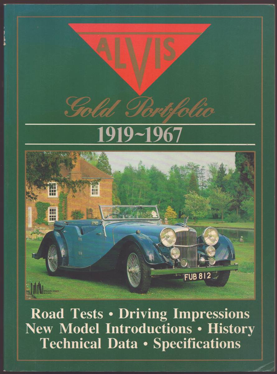 ALVIS GOLD PORTFOLIO 1919-1967 Road Test Book