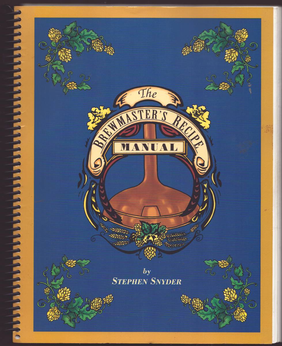 THE BREWMASTER'S RECIPE MANUAL