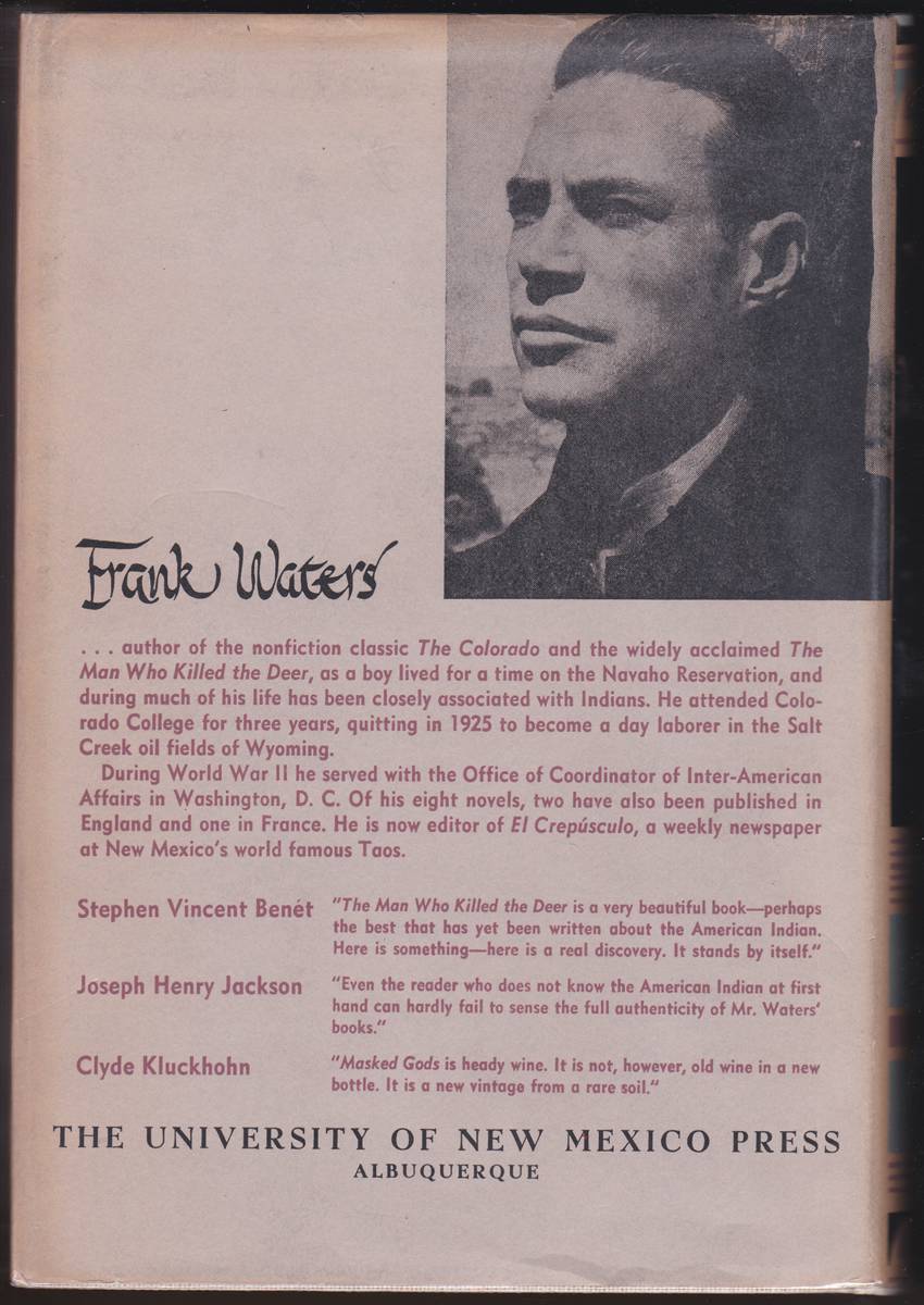 MASKED GODS NAVAJO AND PUEBLO CEREMONIALISM (SIGNED)