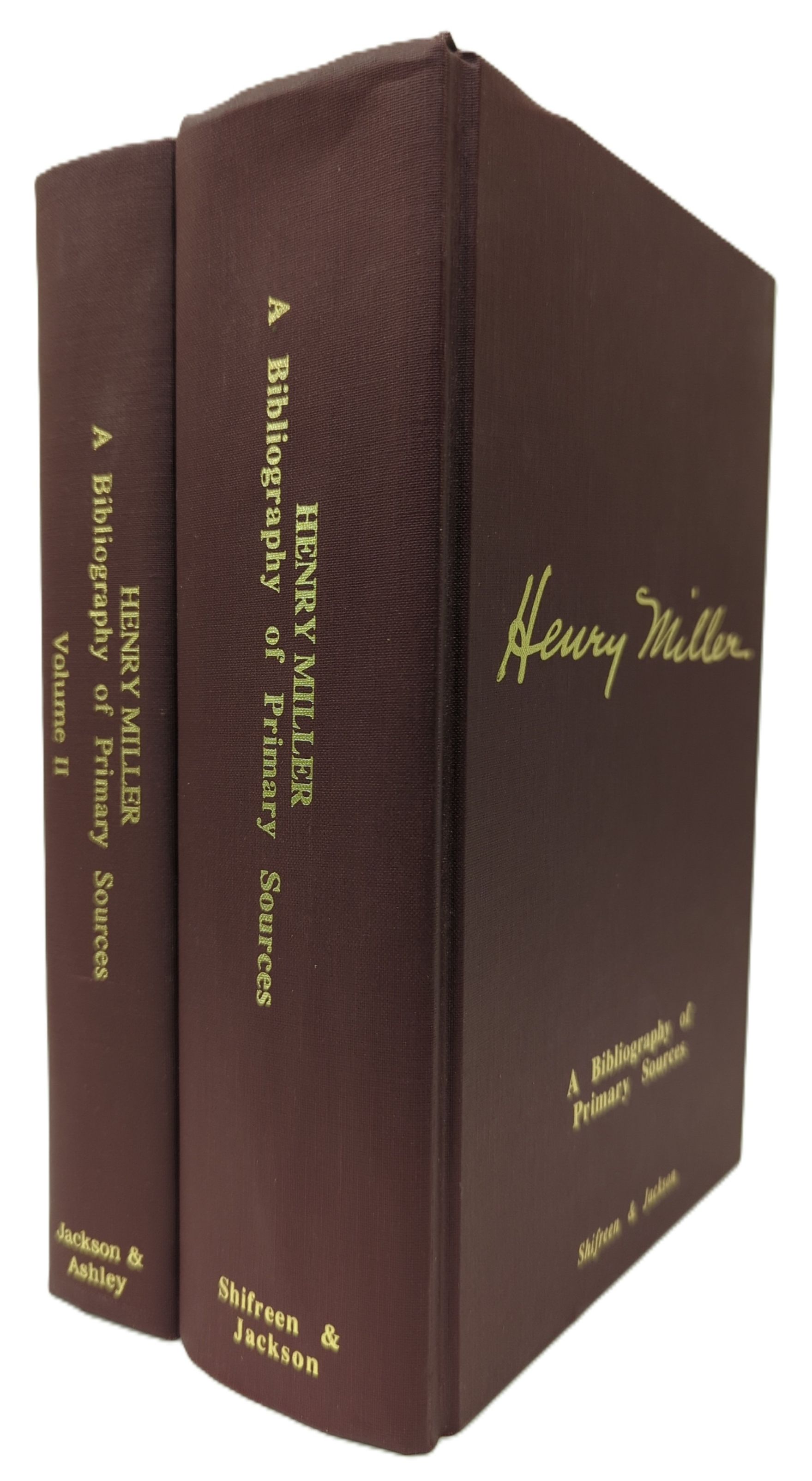 HENRY MILLER: A BIOGRAPHY OF PRIMARY SOURCES (2 VOLUME SET) With an Original Preface by Henry Miller