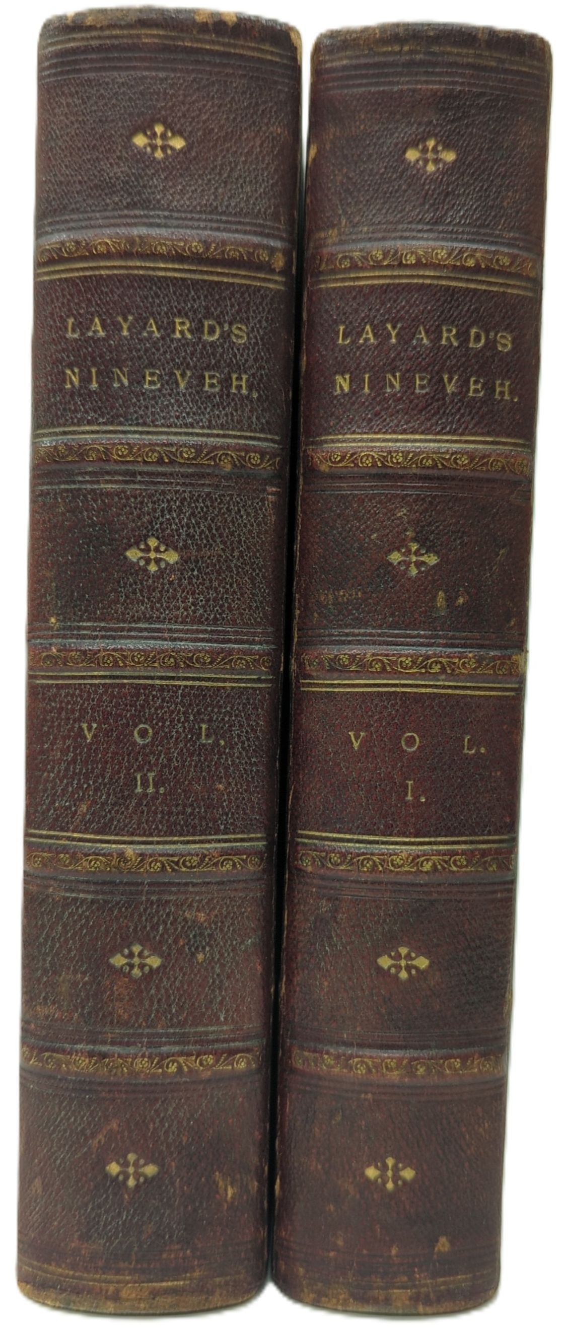 NINEVEH AND ITS REMAINS (2 VOLUME SET) With an Account of a Visit to the Chaldaean Chirstians of Kurdistan and the Yezidis, or Devil-Worshippers; and an Enquiry Into the Manners and Arts of the Ancient Assyrians.