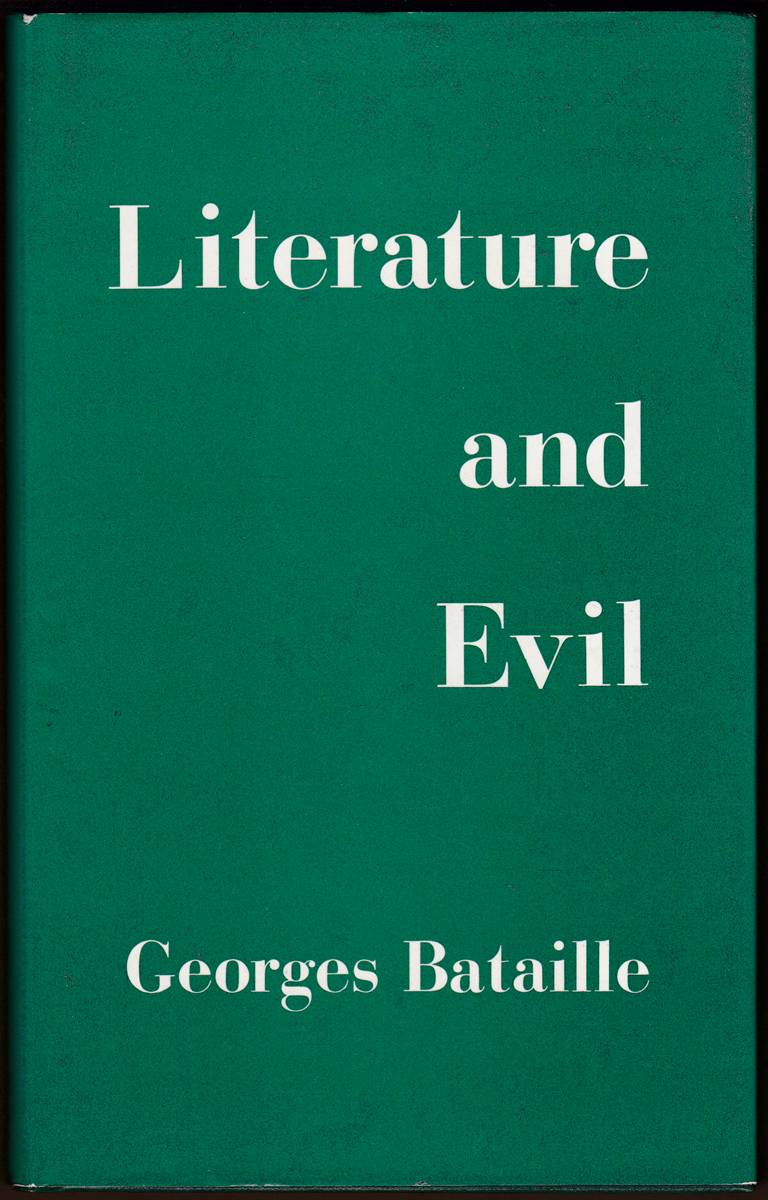 LITERATURE AND EVIL Translated by Alistair Hamilton
