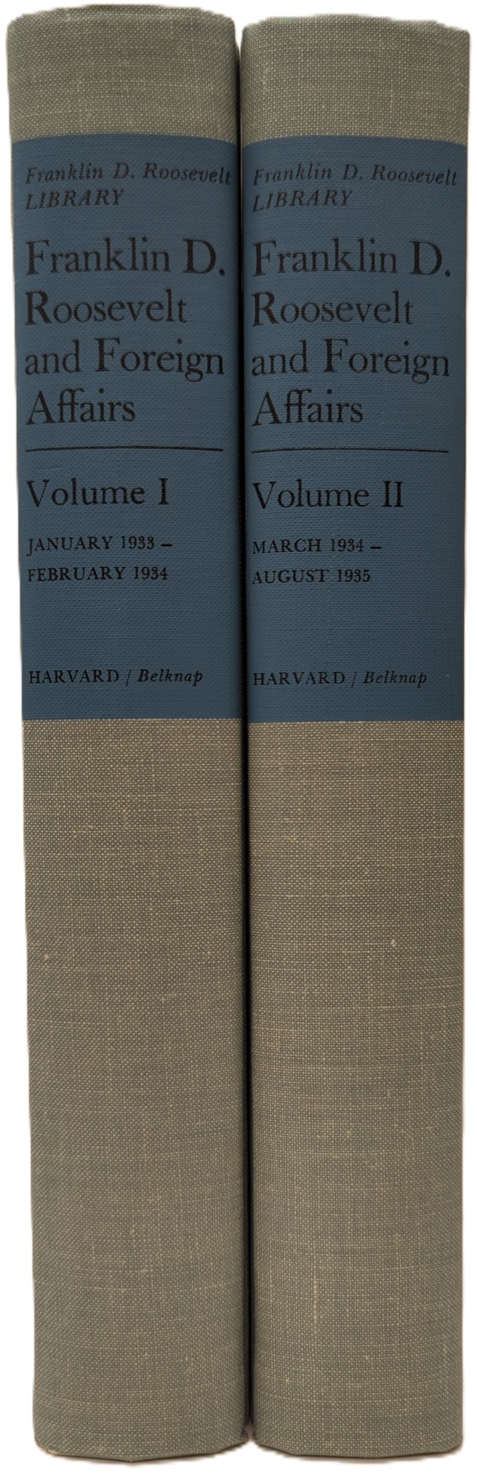 FRANKLIN D. ROOSEVELT AND FOREIGN AFFAIRS (2 VOLUME SET)