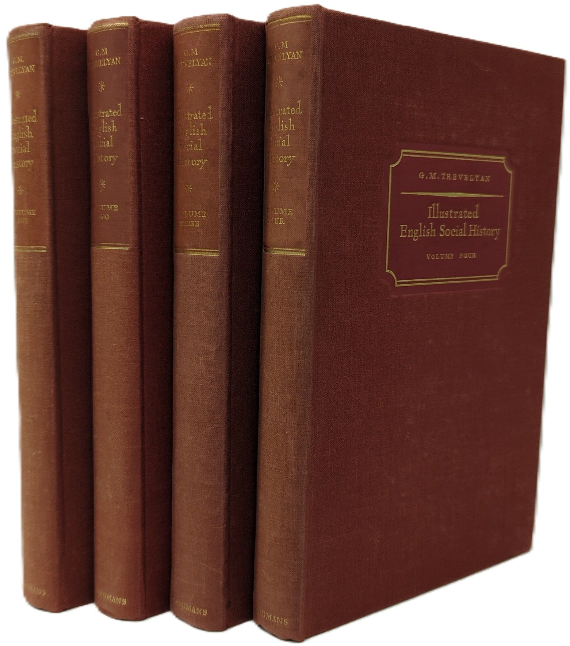 ILLUSTRATED ENGLISH SOCIAL HISTORY (4 VOLUME SET)