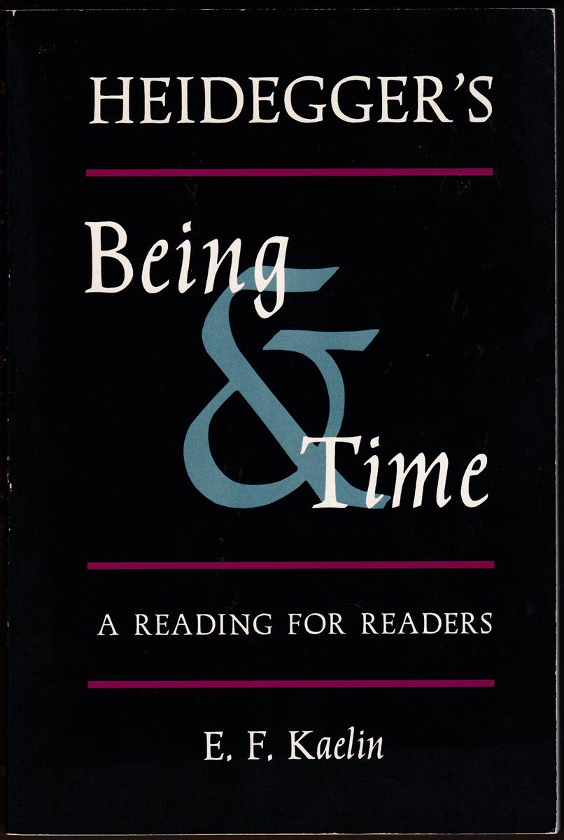 Image for HEIDEGGER'S BEING AND TIME A Reading for Readers HEIDEGGER'S BEING AND TIME A Reading for Readers