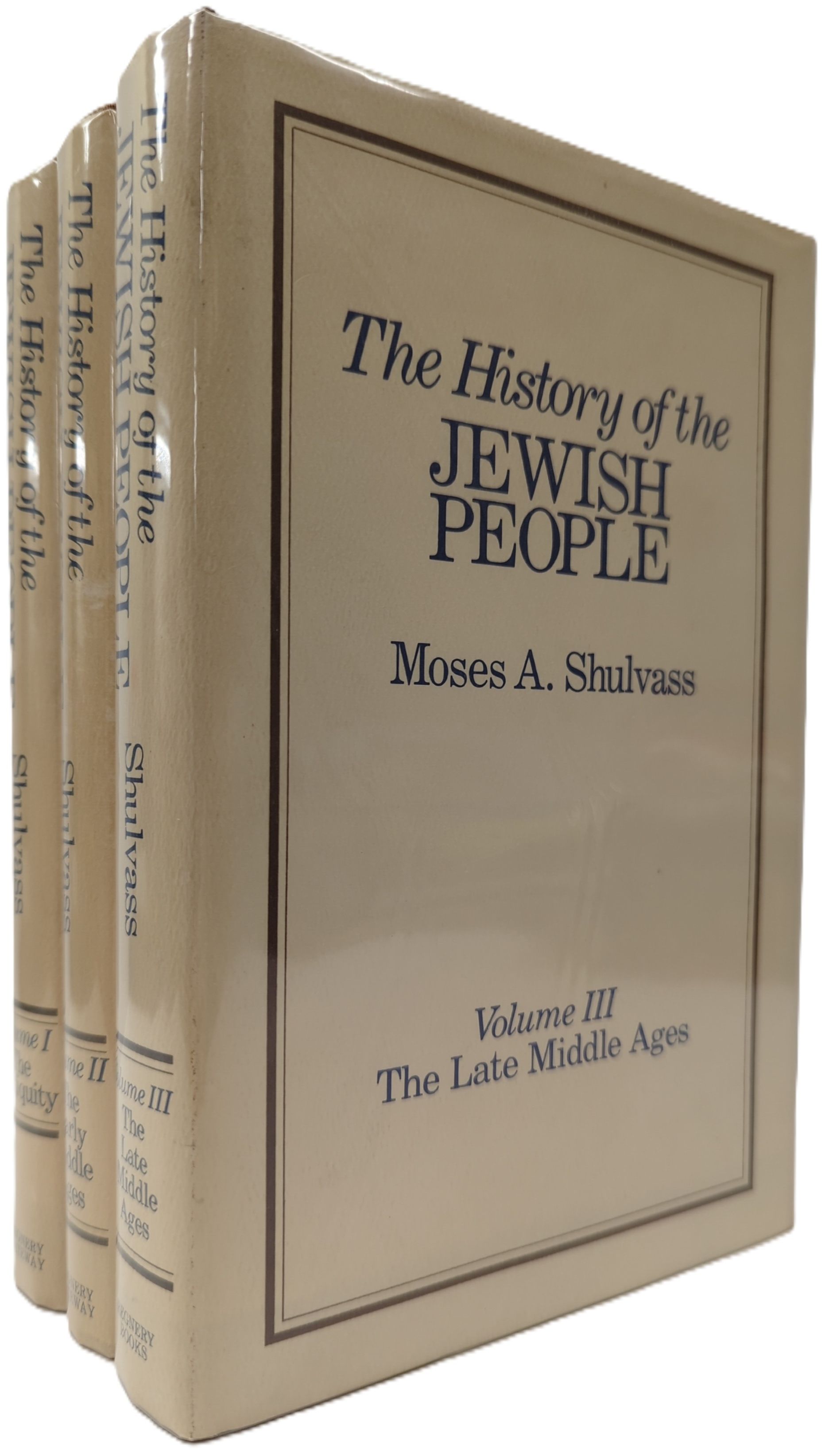 Image for THE HISTORY OF THE JEWISH PEOPLE (3 VOLUME SET) THE HISTORY OF THE JEWISH PEOPLE (3 VOLUME SET)