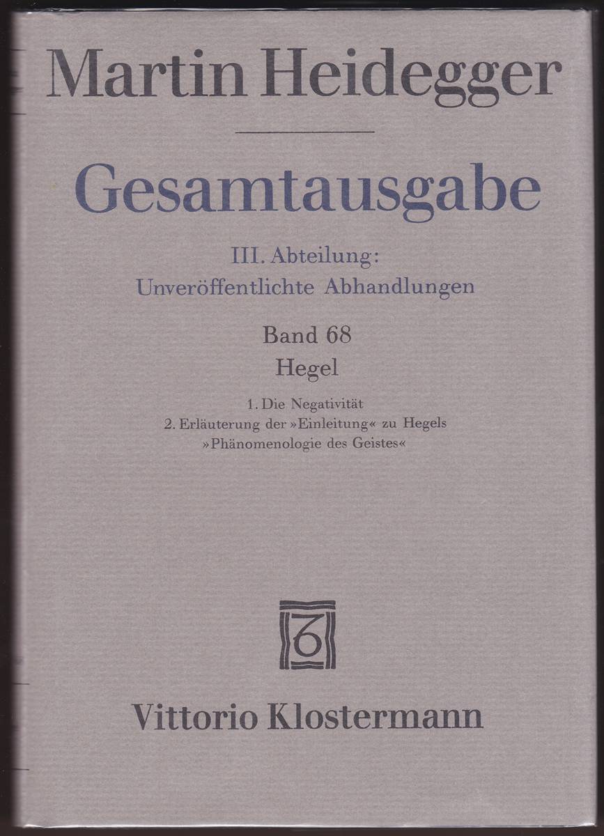 Image for HEGEL III. Abteilung: Unveroffentlichte Abhandlungen HEGEL III. Abteilung: Unveroffentlichte Abhandlungen