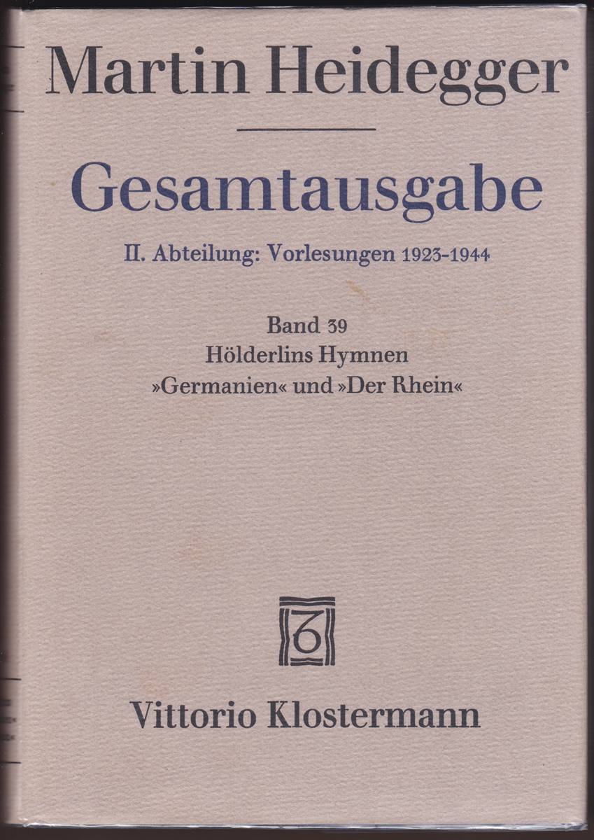 Image for HOLDERLINS HYMNEN GERMANIEN UND DER RHEIN HOLDERLINS HYMNEN GERMANIEN UND DER RHEIN