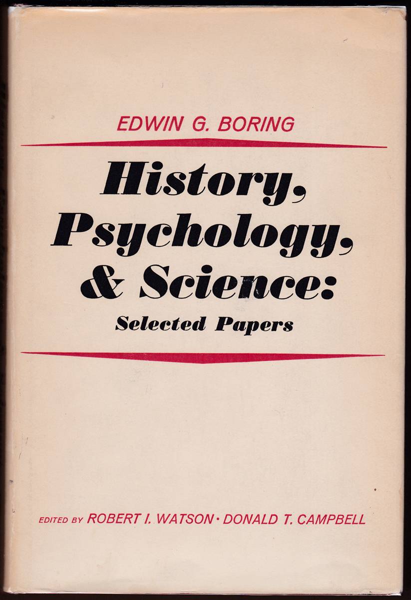 Image for HISTORY, PSYCHOLOGY, AND SCIENCE: Selected Papers HISTORY, PSYCHOLOGY, AND SCIENCE: Selected Papers