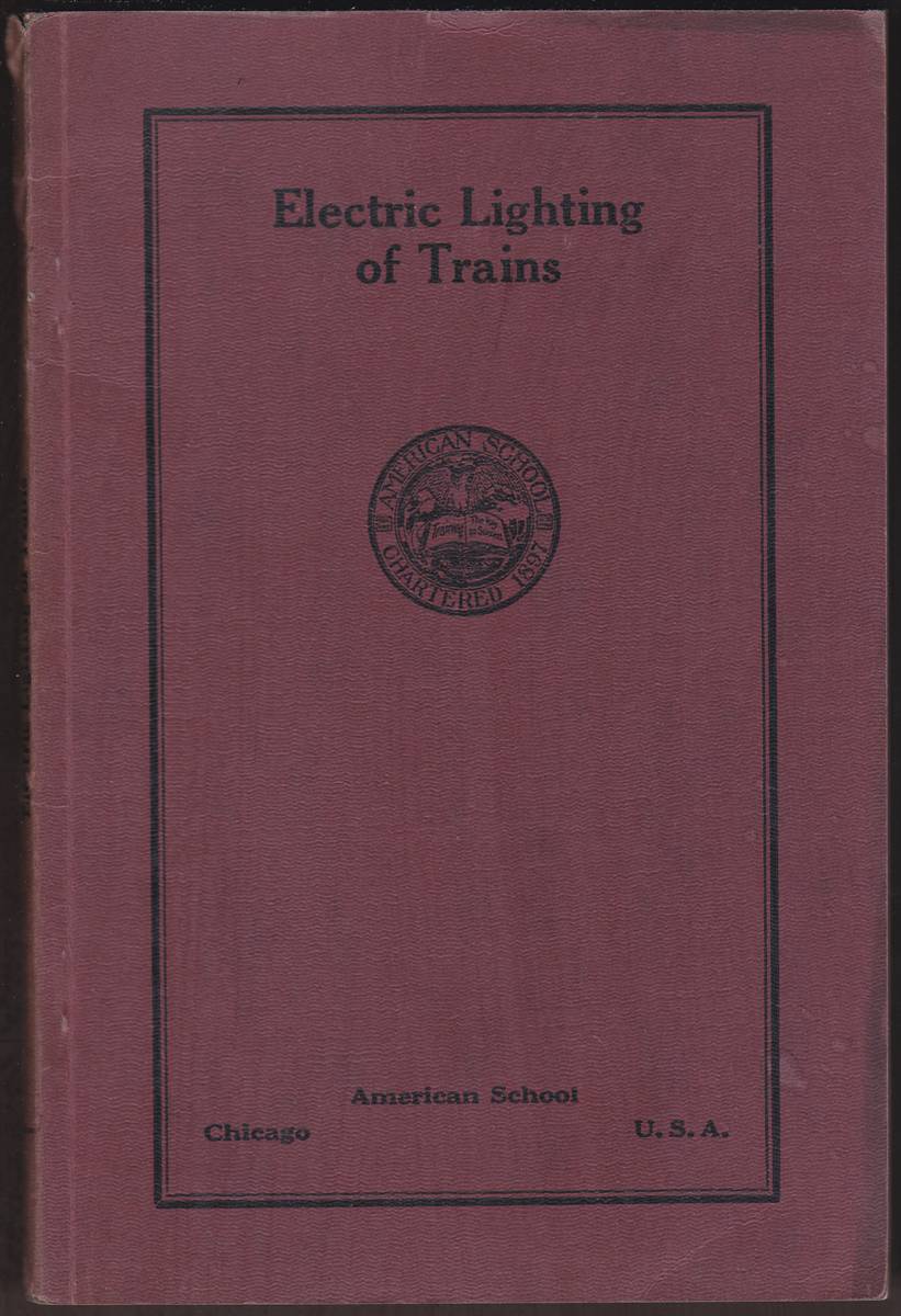 Image for ELECTRICAL LIGHTING OF TRAINS ELECTRICAL LIGHTING OF TRAINS