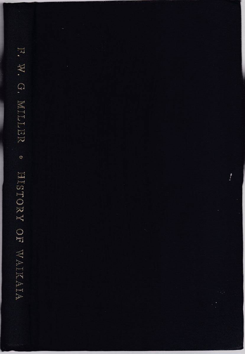 Image for HISTORY OF WAIKAIA HISTORY OF WAIKAIA