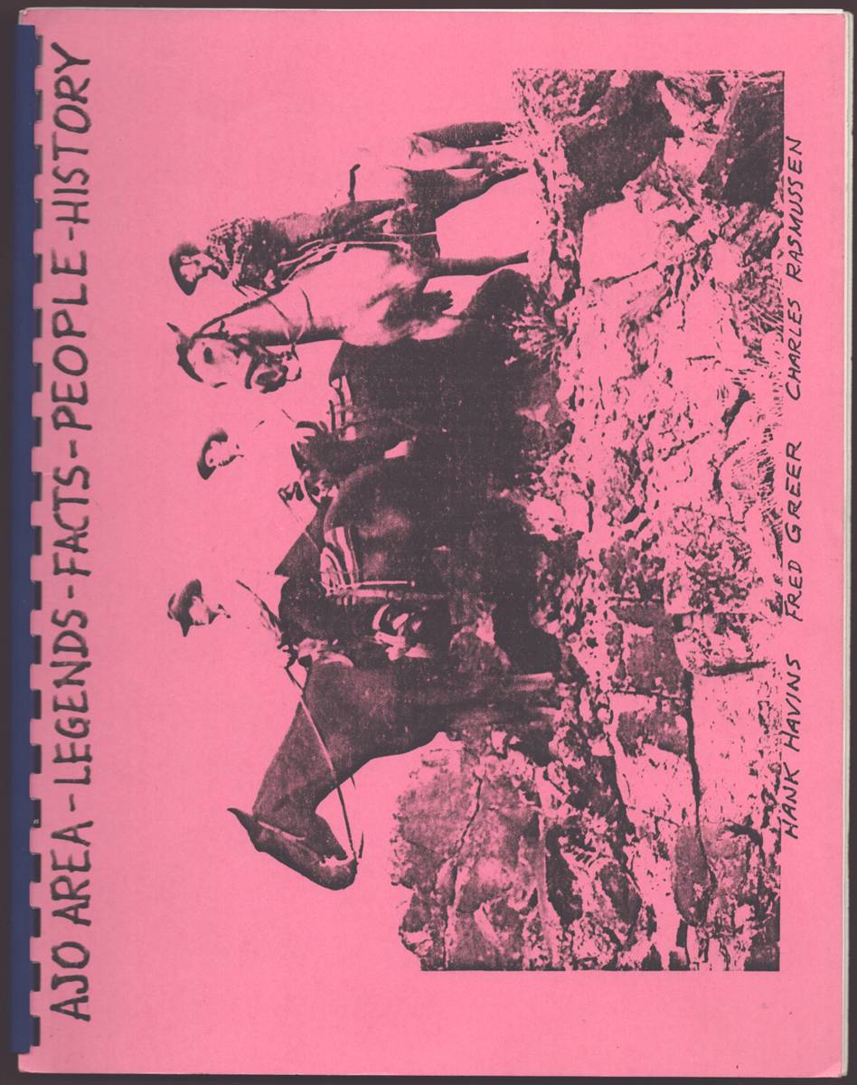 Image for AJO AREA-LEGENDS-FACTS-PEOPLE-HISTORY AJO AREA-LEGENDS-FACTS-PEOPLE-HISTORY