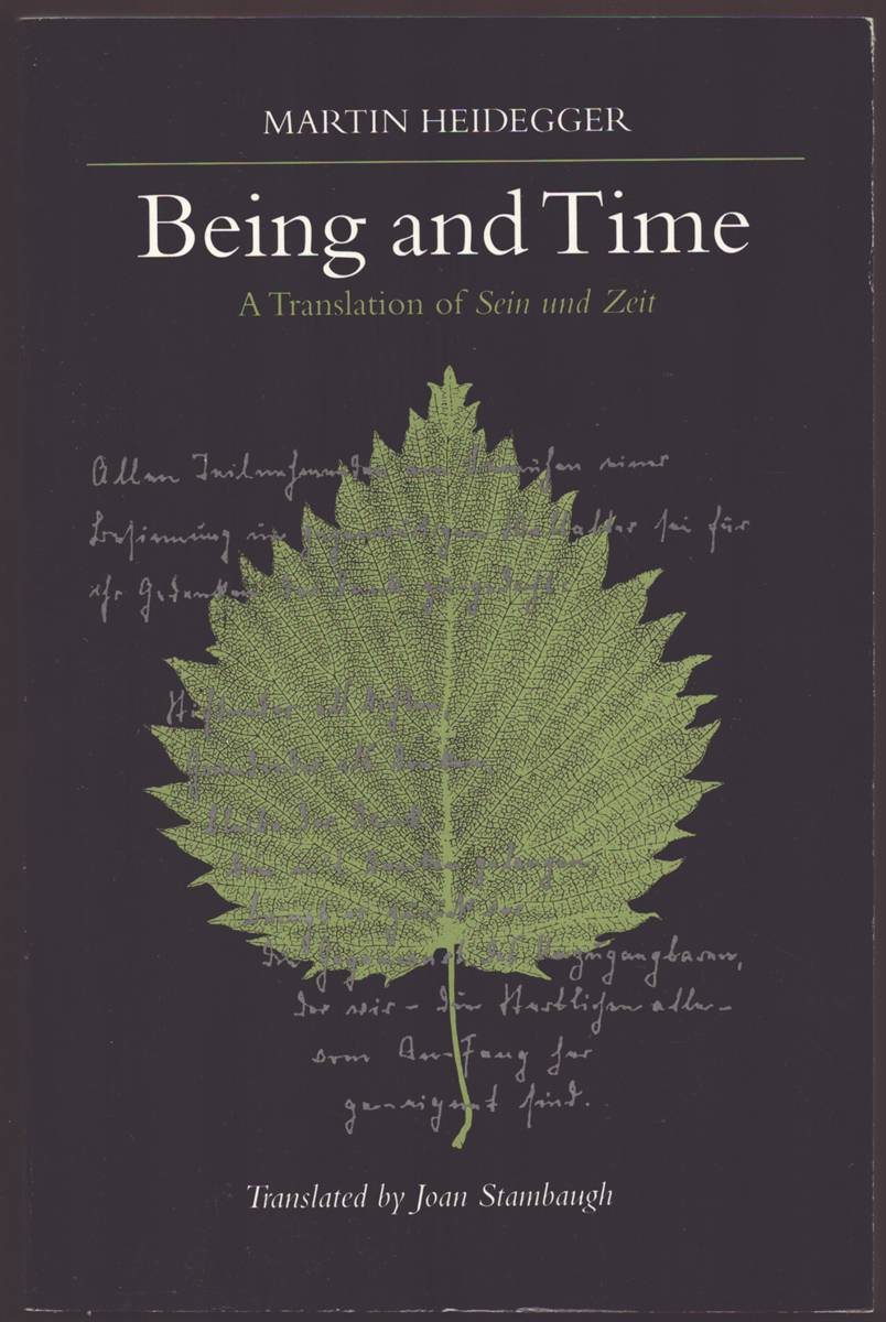 Image for BEING AND TIME A Translation of Sein Und Zeit BEING AND TIME A Translation of Sein Und Zeit