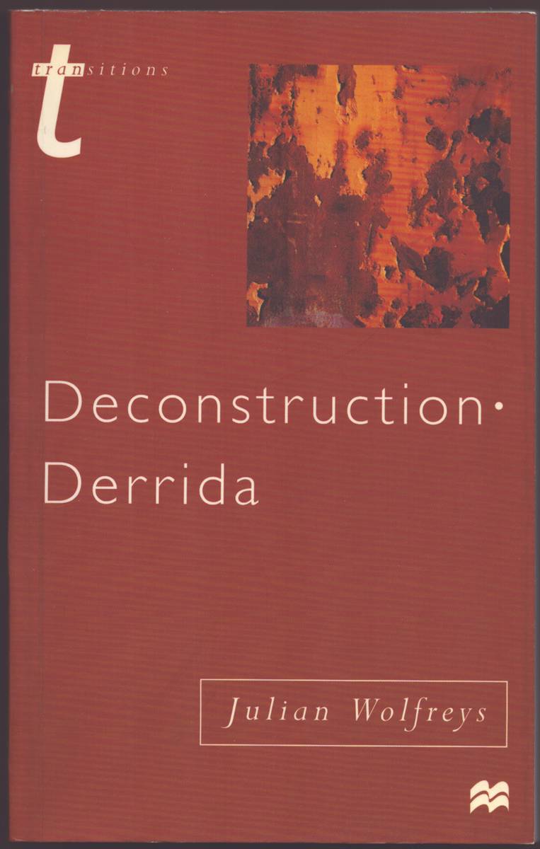 Image for DECONSTRUCTION Derrida DECONSTRUCTION Derrida