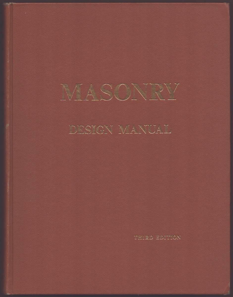 MASONRY DESIGN MANUAL