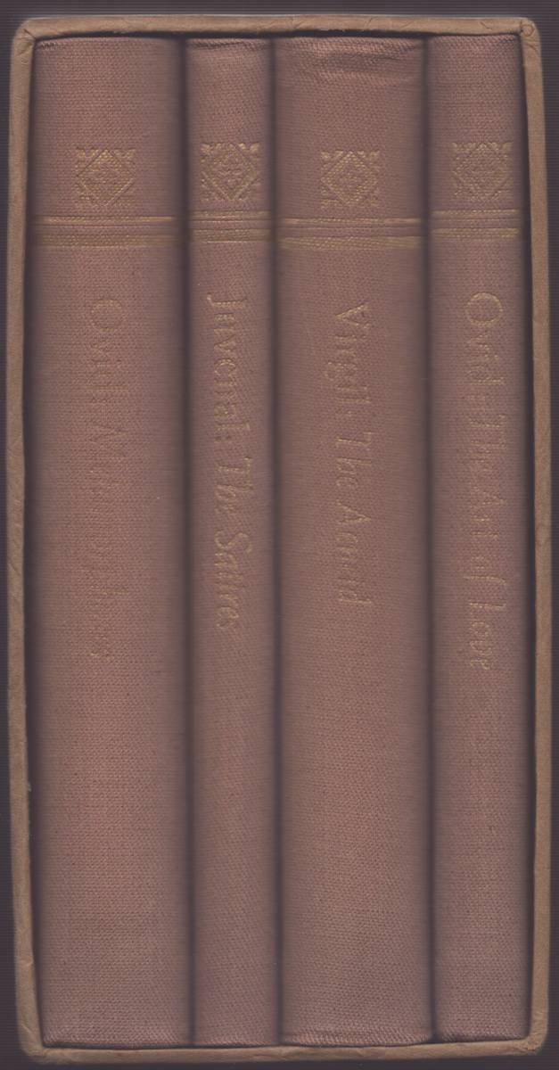 THE LIBRARY OF LATIN LITERATURE IN 4 VOLUMES IN SLIPCASE Ovid: Metamorphoses; Juvenal: the Satires; Virgil: the Aeneid; Ovid: the Art of Love