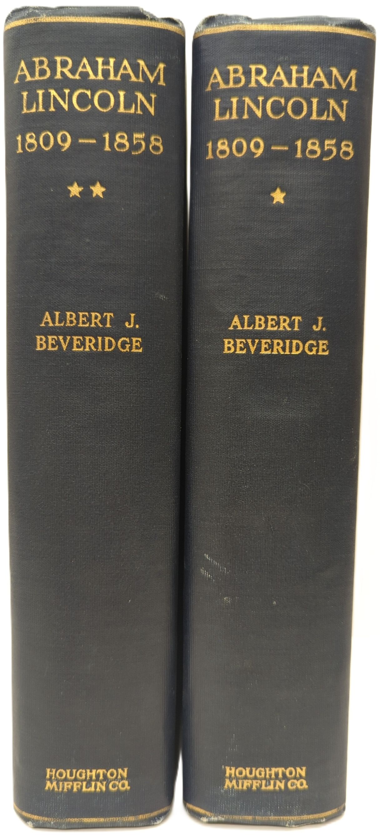 ABRAHAM LINCOLN 1809-1858 (2 VOLUME SET)