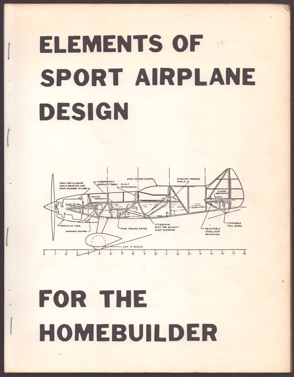 ELEMENTS OF SPORT AIRPLANE DESIGN FOR THE HOMEBUILDER