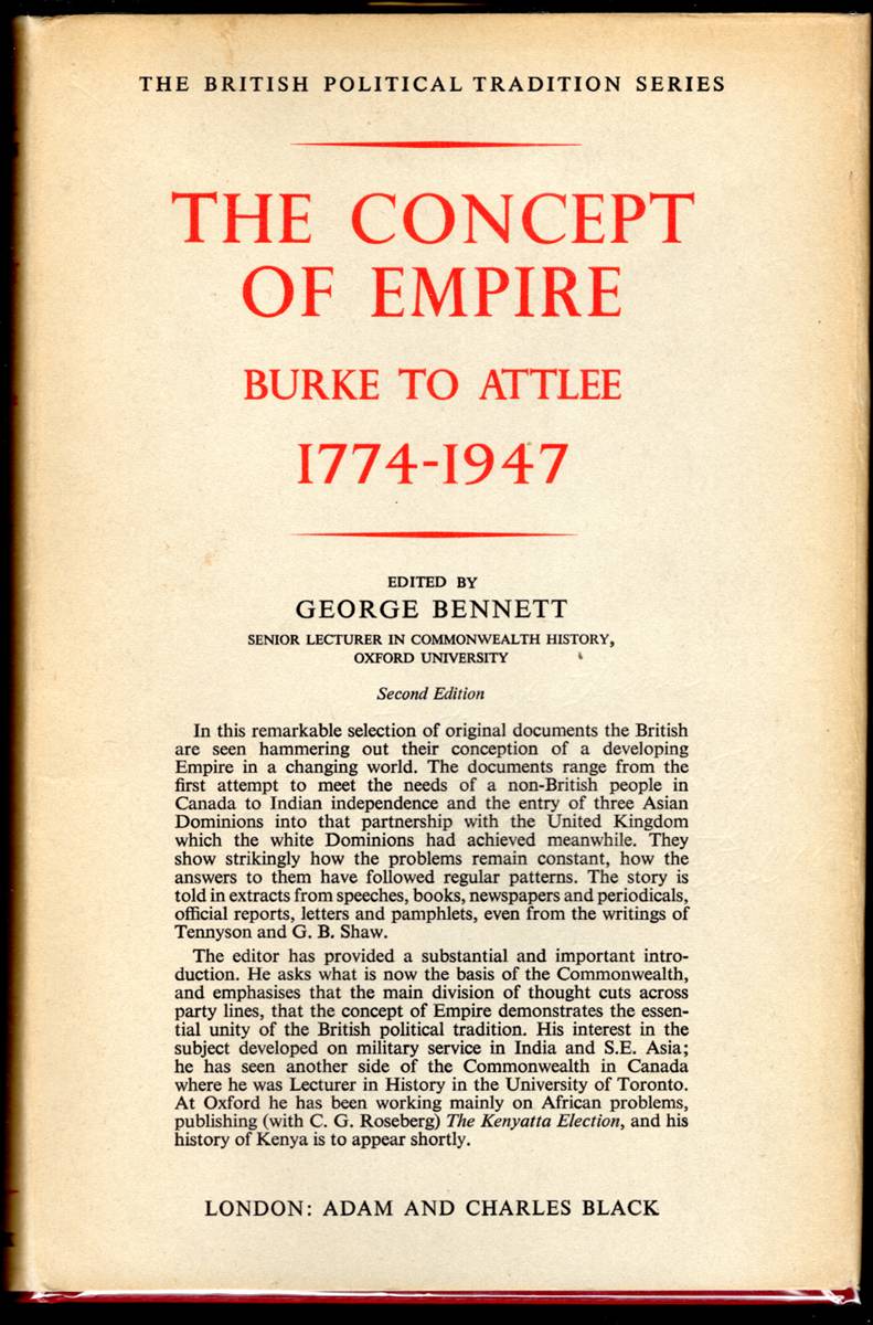 THE CONCEPT OF EMPIRE Burke to Attlee 1744-1947