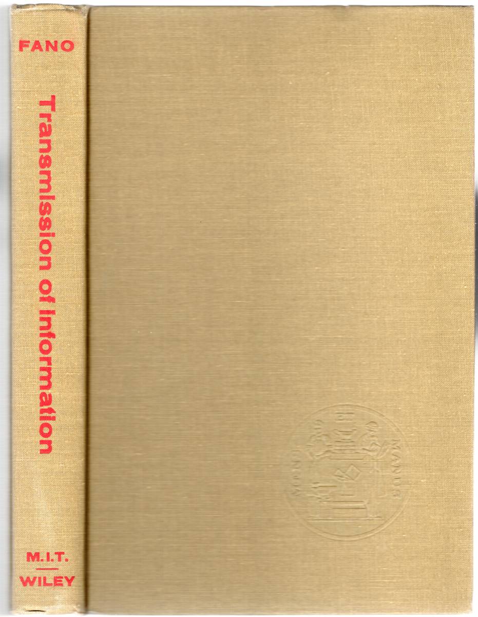 Image for TRANSMISSION OF INFORMATION A Statistical Theory of Communication TRANSMISSION OF INFORMATION A Statistical Theory of Communication