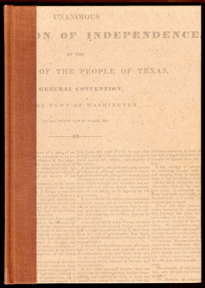 TEXFAKE An Account of the Theft and Forgery of Early Texas Printed Documents