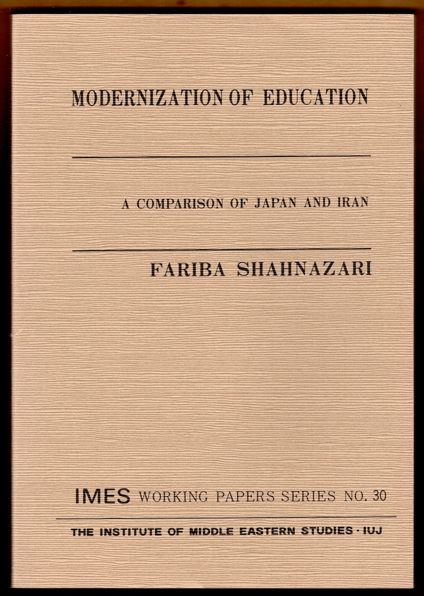 MODERNIZATION OF EDUCATION A Comparison of Japan and Iran